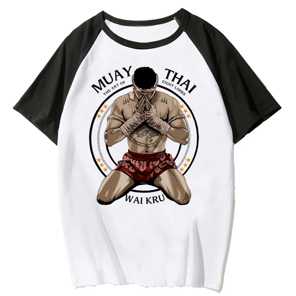 Muay Thai tshirt women harajuku t-shirts female anime clothing