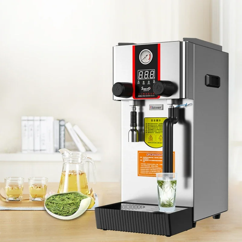 2000W ที่ตีฟองนมเครื่องเชิงพาณิชย์อัตโนมัตินมชา Shop เครื่องมัลติฟังก์ชั่นต้ม Garland ที่ตีฟองนม