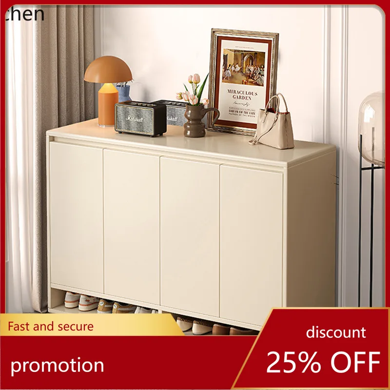 

ZML Solid Wood Shoe Cabinet for Home Entrance New Model Entryway Storage Cabinet Hallway Shoe Rack