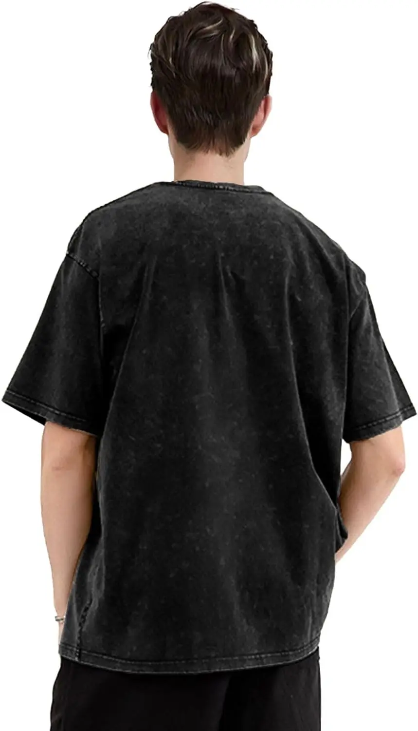 Shirt Unisex Graphic Short Sleeve T-Shirt Vintage Distressed Shirt Tops for Men Women