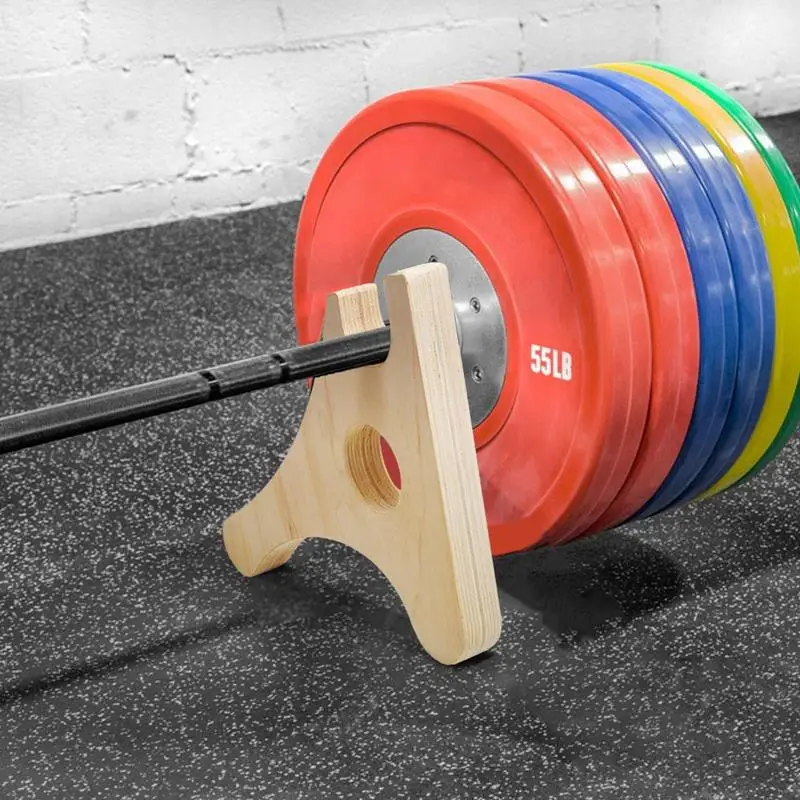 Cric per bilanciere in legno Jack per fitness portatile Squat Wedge Lifting Attrezzature per il fitness Cremagliera per bilanciere per peso di