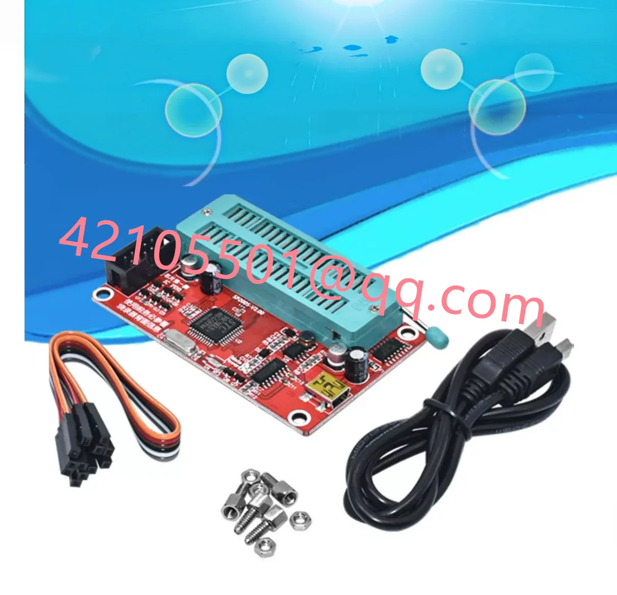 1 piece, STC89C52  programmer 51 microcontroller 24/93 storage chip burner AT89C52 downloader SP200S