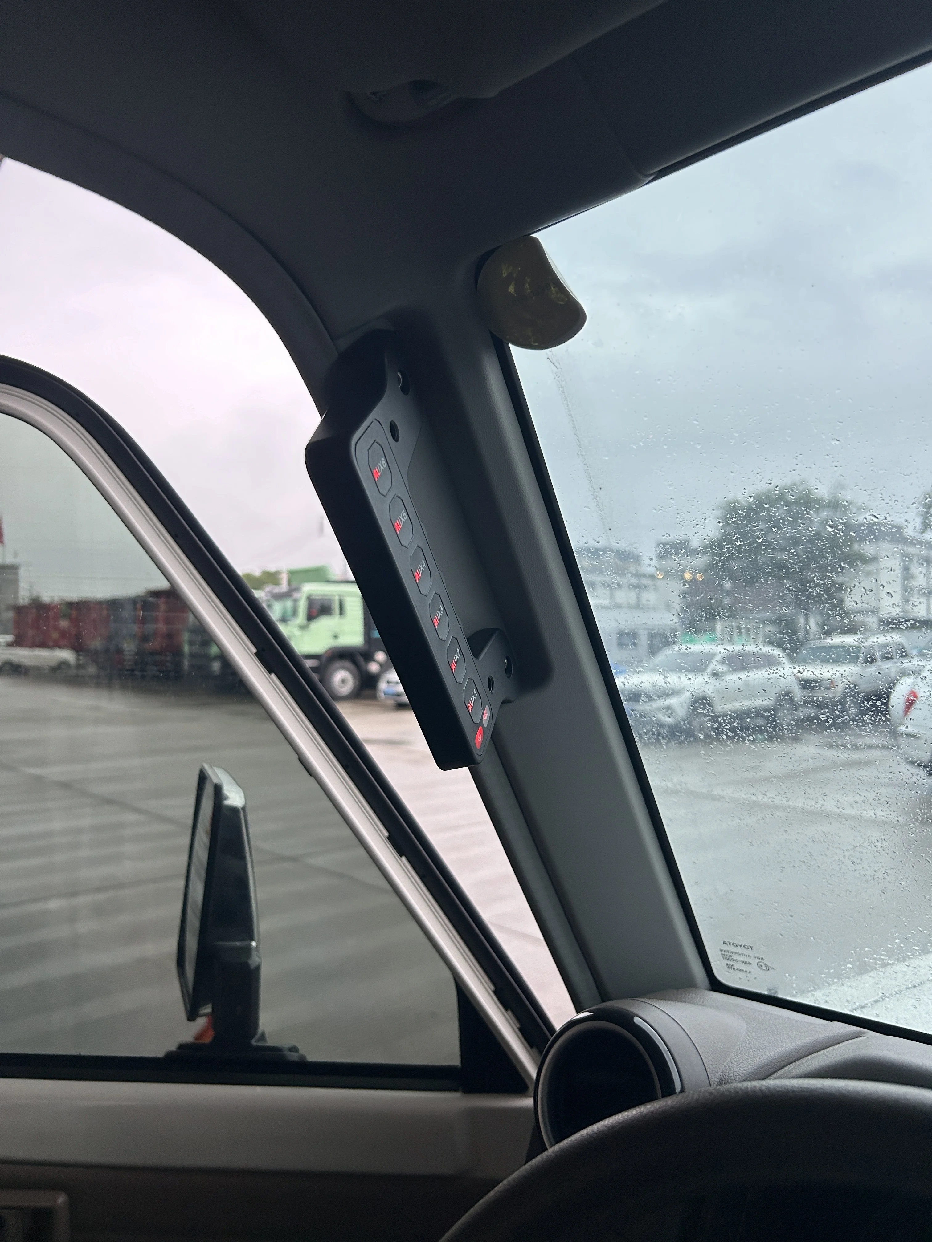 4X4 الطرق الوعرة 12 فولت اللاسلكية التبديل Aux 6 عصابة عمود مقبض لوحة التبديل لتويوتا لاند كروزر LC70 LC71 LC76 LC78 LC79