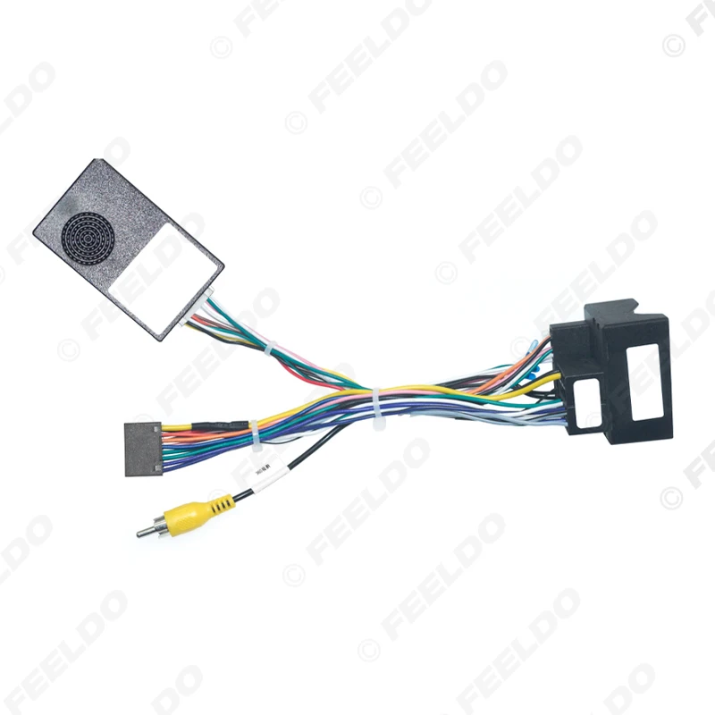 

FEELDO автомобильный 16-контактный жгут проводов адаптер кабеля для Great Wall Poer F7 H6 H9 установка послепродажного обслуживания Android стерео