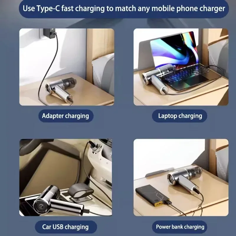Xiaomi 9890000 Pa-aspiradora de coche 4 en 1, potente máquina de limpieza para electrodomésticos, aspiradora portátil inalámbrica