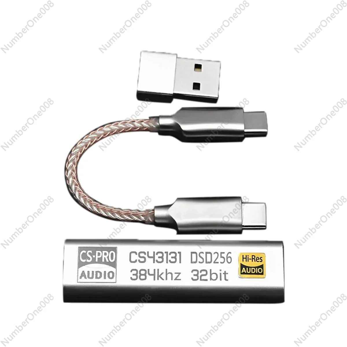 نوع C إلى 3.5 مللي متر DSD256 فك لنظام أندرويد مضخم ضوت سماعات الأذن محول DAC المحمولة USB المنطق Hifi ل Win10 PC