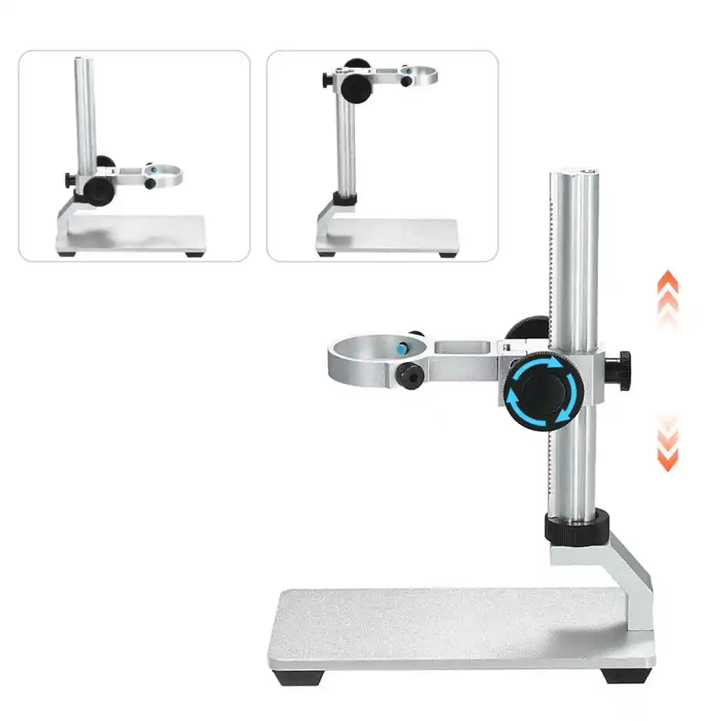 Digital Microscope Aluminum Alloy Stand Bracket Holder Lifting Support Endoscope Magnifier Camera Bracket Table