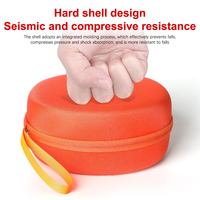 Portable EVA Headphone Case Storage Bag Compatible with Edifier W830NB QCY H3 Foldable Headset Storage Case