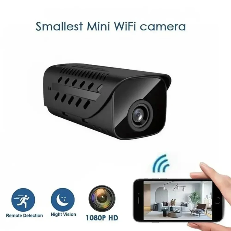 A22R-1080P HD Mini telecamera più piccola Wifi Webcam IP Monitoraggio remoto Piccola videocamera Visione notturna a infrarossi Mini Cam