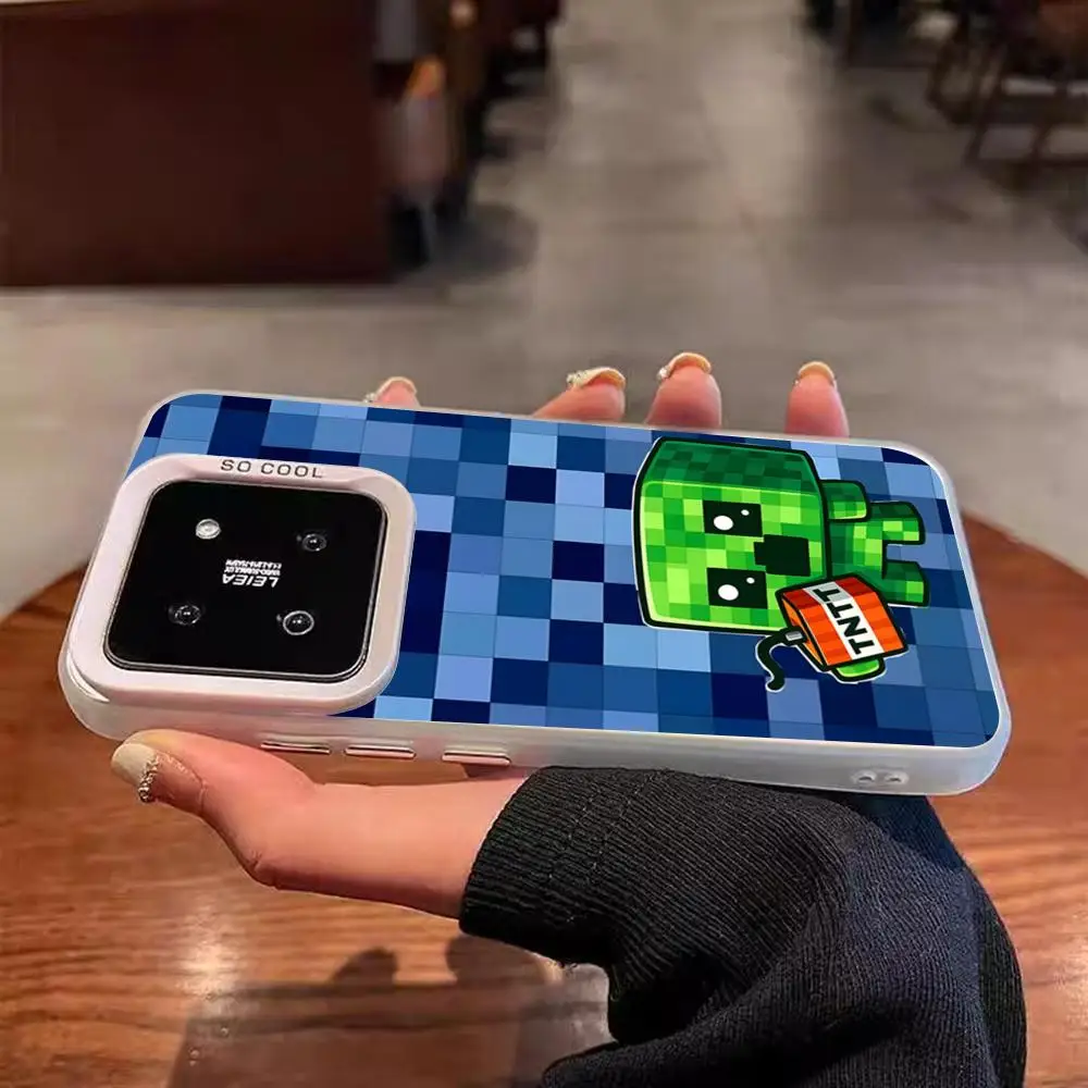 Capa de Celular Green Pixel Monster Creeper para SAMSUNG A16 A26 A36 A56 A15 A25 A35 A55 A14 A34 A54 A13 A23 A33 A53 A12 A22 A32 A52