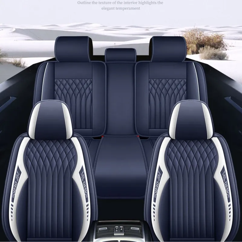 NEW Luxury Car Seat Cover Specific Customize For Honda CRV 2017-2022 Year Full Covered with Front and Rear Full Set