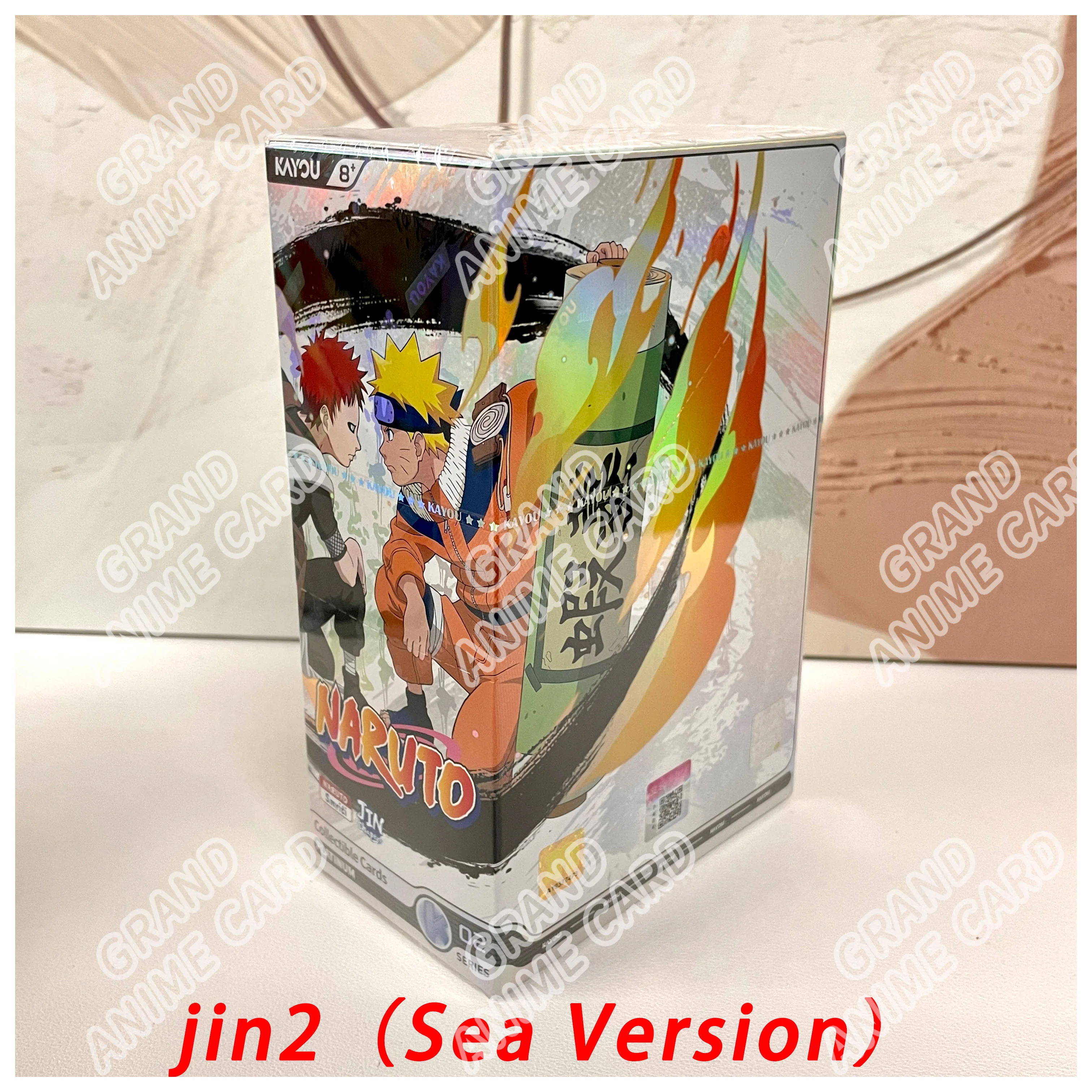 KAYOU Genuine Naruto T4W8 JIN1 JIN2 SEA English Version Global Version Booster Box Anime TCG Rare CR Ninja World Collection Card image 3