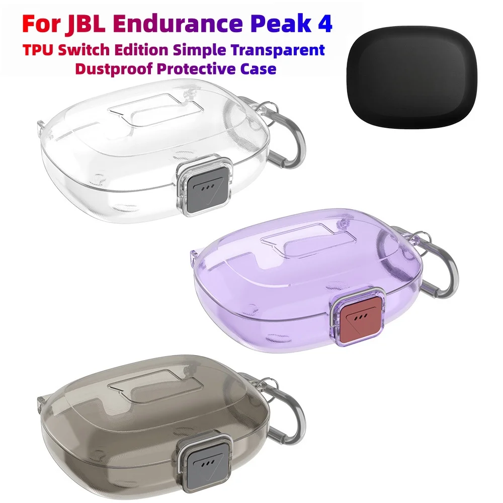 Funda protectora con diseño de bloqueo para auriculares Bluetooth JBL Endurance Peak 4 (2026), nueva funda de TPU para JBL Endurance Peak 4