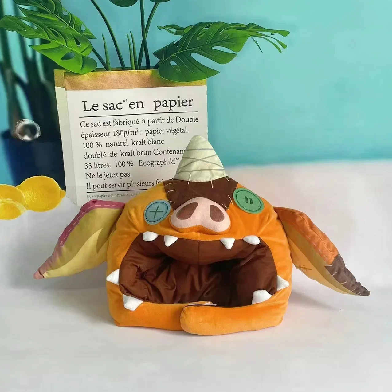 Zelda Game Surrounding Plush Hats, Funny Link Pig Head, Halloween Headgear Props