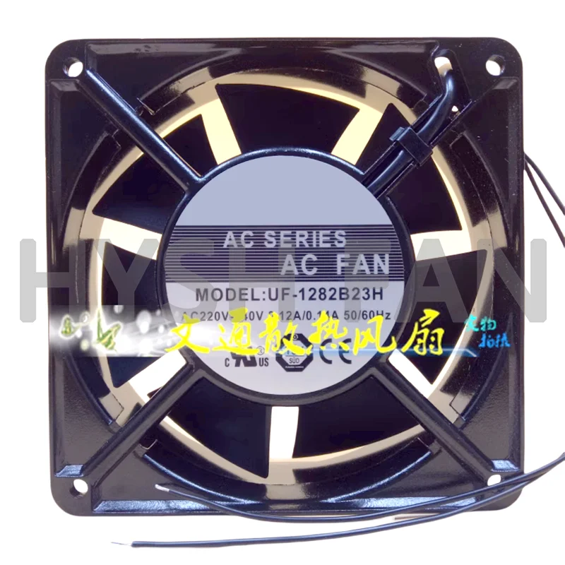 MODEL:UF-1282B23H AC220/240V 0.12/0.14A Cooling Fan