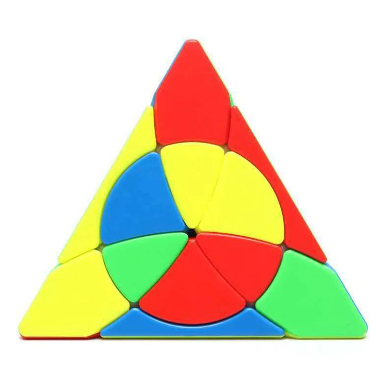 YJ Petal Pyraminx Triangle Speed Cube Difficult Brain Teasers Puzzles IQ Educational Toys кубик рубика профессиональный