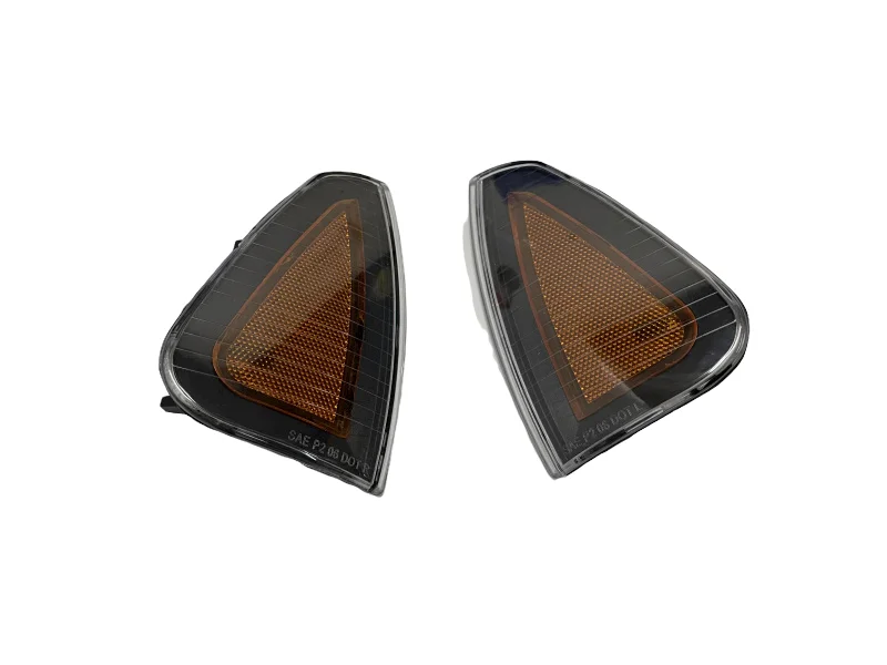 

Amber Lens Side Marker Parking Turn Signal Corner Lights Pair For Dodge Charger 2006-2010