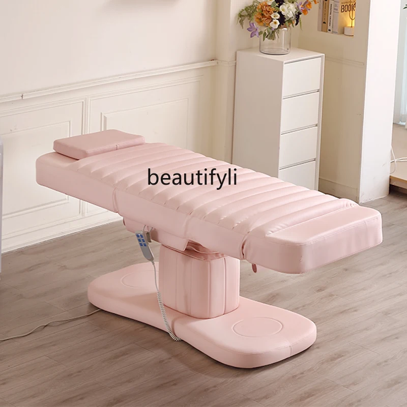 

Beauty bed Electric lifting massage Ear picking Spa Multifunctional folding embroidery bed