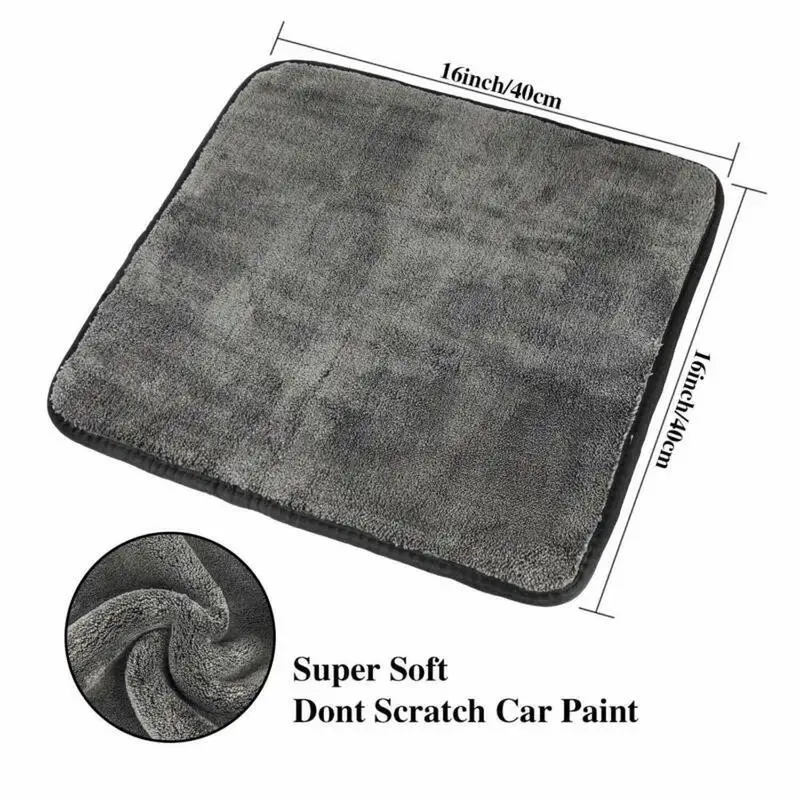 1200GSM Car Wash Microfiber Towel Car Detailing Micro Fiber Rag Car Cleaning Drying Auto Washing Cloth Car Winter Accessories