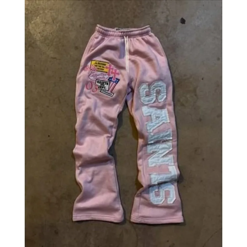 2026 New Popular Print Series Teenage Couple Casual Wide-leg Sports Pants Trousers Street Wear Pants Hot Sale Y2k Clothes