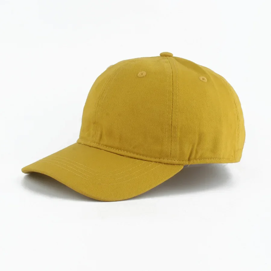 Benutzerdefinierte Logo Baumwolle Baseball Cap Unisex Soft Top Solide Plain Snapback Hut für Kinder Jungen Mädchen Outdoor Hip Hop Dance Sonnenblende