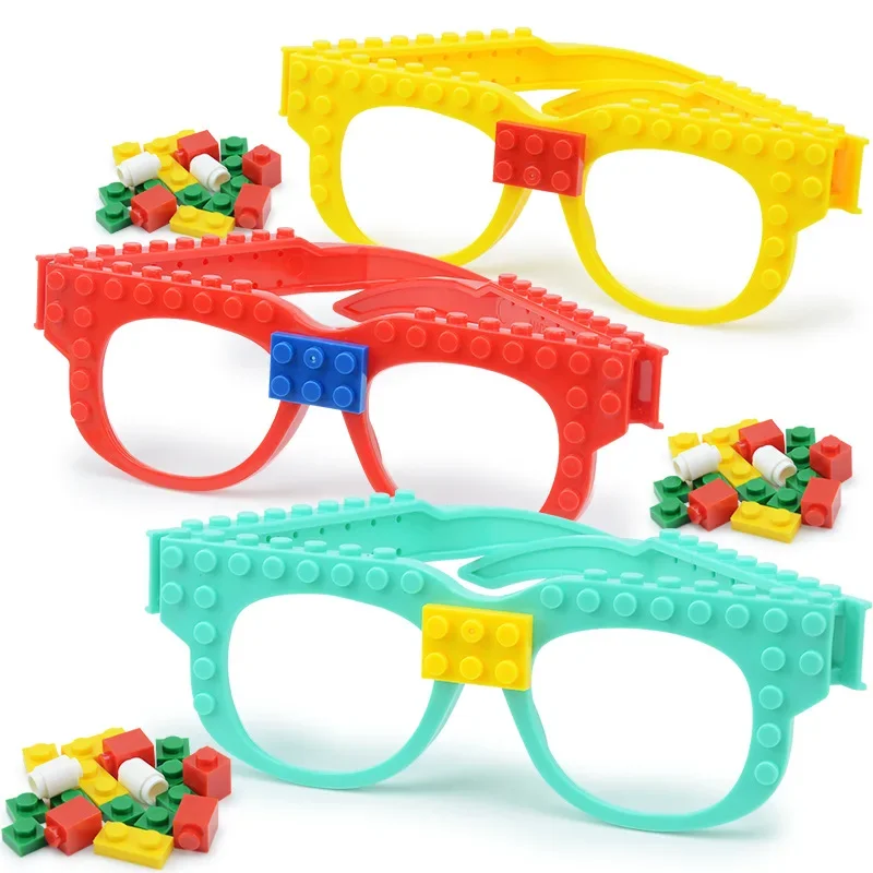 New Glasses Toys Baseplate DIY Toy Glasses Frame Brick Compatible with Party Christmas Favors Carnival Decoration