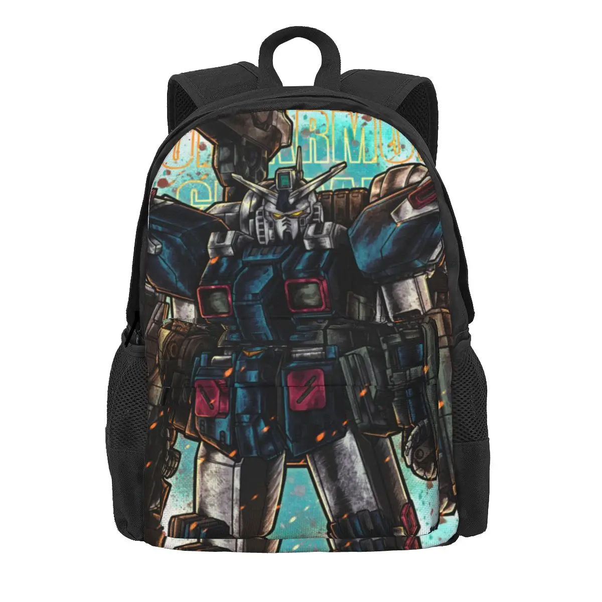 

Gundam Thunderbolt Women Backpack Casual Children School Bag Anime Manga Robot Laptop Backpack Teenage Waterproof Shoulder Bag