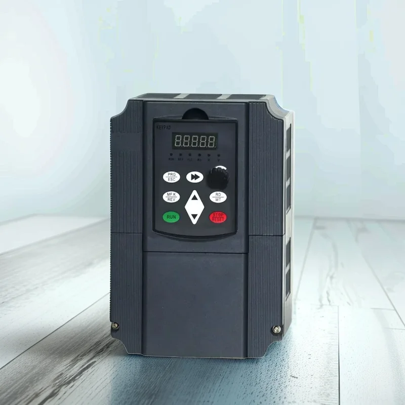 Adjustable Speed Drive Inverter, 1-Phase 220V Input to 3-Phase 380V Output, 750W-11KW VFD Frequency Converter