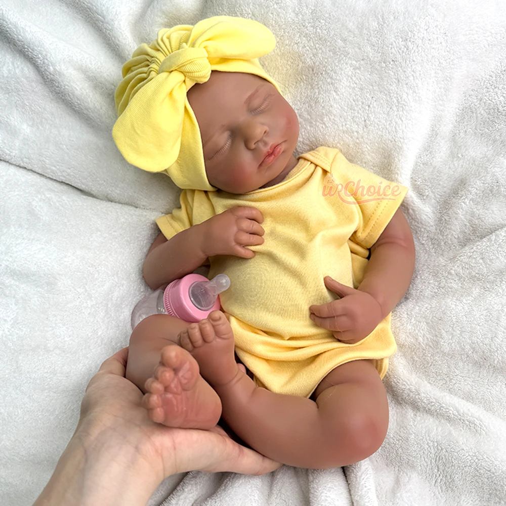 Lifelike 20Inch Loulou Open Mouth Silicone Reborn Baby Girl/Boy for Newborn Photography Props Poseable and Weighted Doll - Image 6