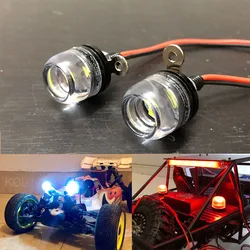 LED Ambient Light Decorative Light Headlights Spotlights for 1/10 1/8 RC Crawler Off-road Car Traxxas TRX4 Axial SCX10 Slash 2WD