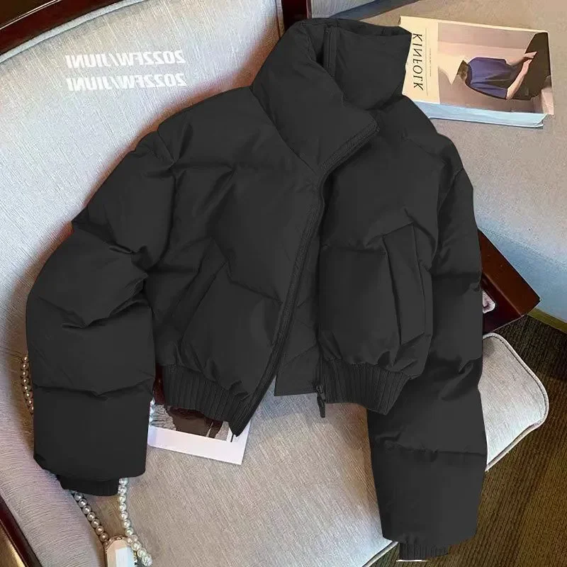 Classic loose and thick cotton jacket womens winter cotton bread jacket outerwear coats down jacket women winter coats women