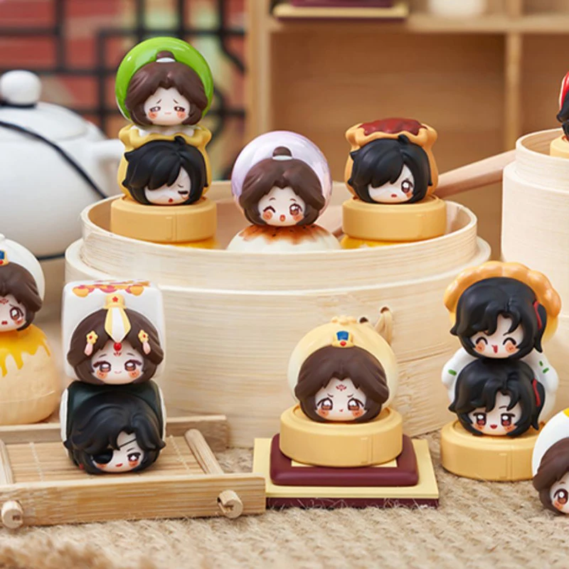 God's Blessing Animated Morning Tea Series Blind Box Guess Bag Mystery Box Toys Doll Cute Anime Figure Desktop Ornaments Gift