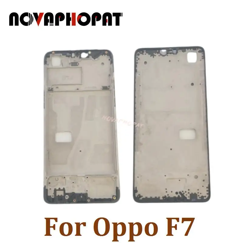 

Nopvaphopat LCD Front Housing Frame For Oppo F7 LCD Display Module Frame Bezel A Cover Case