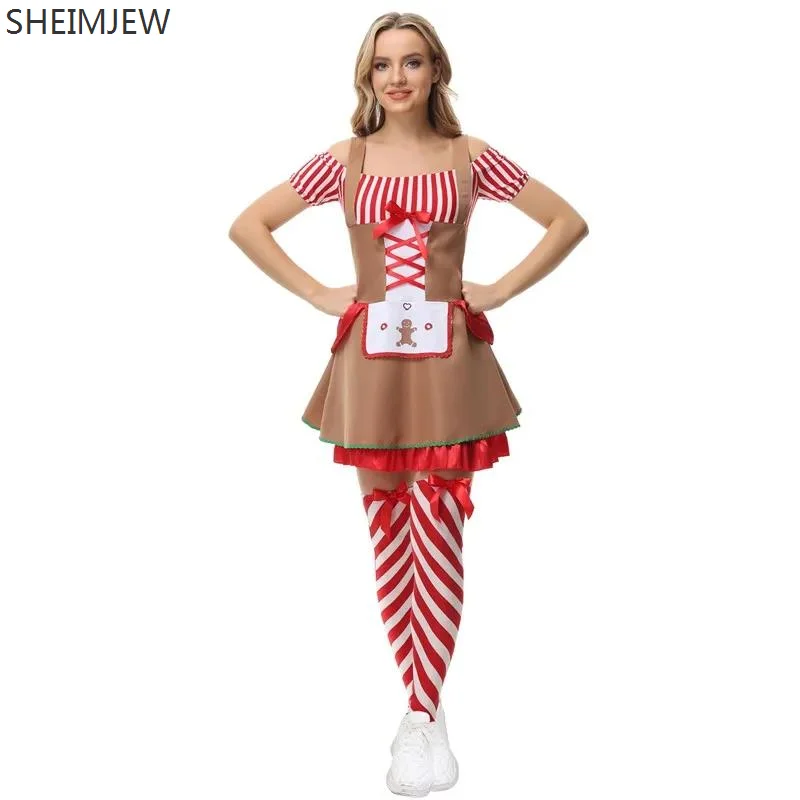 

Germany Oktoberfest Bavarian Tradition Beer Maid Cosplay Costume Carnival Party Tavern French Maid Fancy Dress Halloween Wear