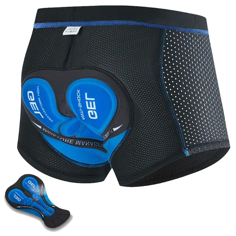 Short de cyclisme en maille respirante, sous-vêtements de cyclisme, coussin de Gel 5D, antichoc, short de vélo vtt pour hommes