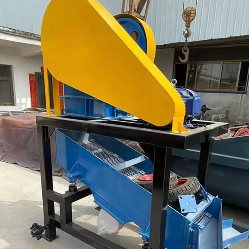 Mobile Impact Crusher Jaw Breaker with Divider Advanced Manufacturing Complete Stone Crushing System