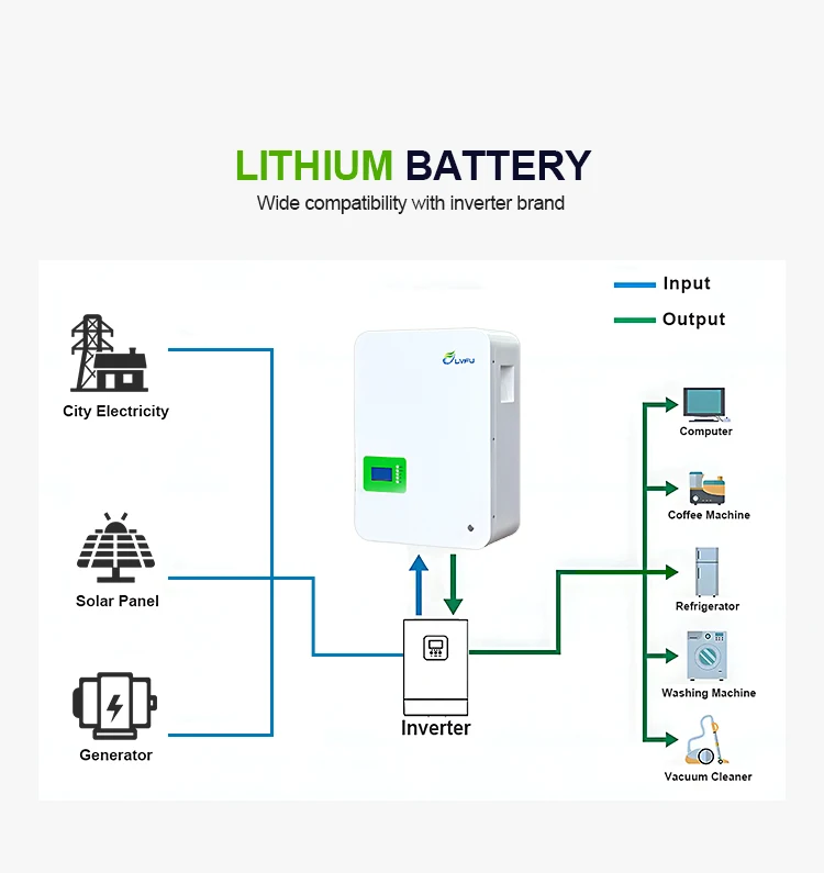 20 Kwh Powerwall Battery 24V 48V Wall Mount Lifepo4 Battery Pack Price Home Solar Energy Storage Battery System Wall Mount