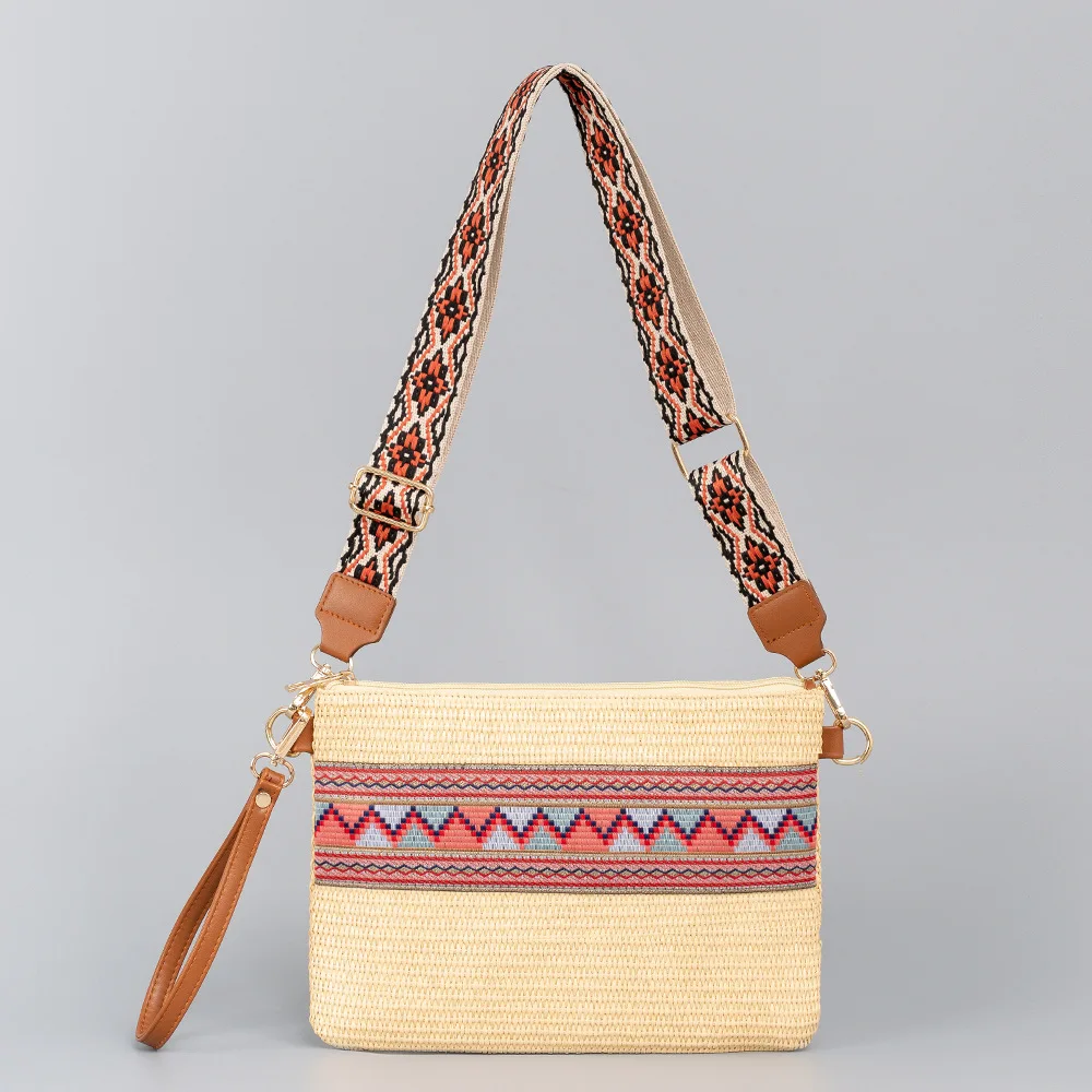 

Niche Design Bohemian Style Grass Woven Bag for Women Handheld Shoulder Bag for Women crossbody purse big purses for women