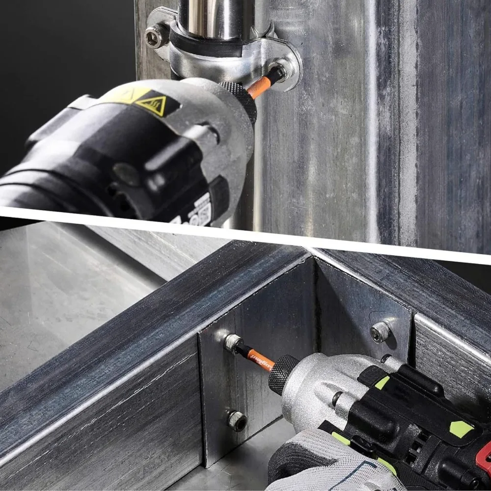 

Набор метрических и ударных шестигранных бит SAE, 20 шт., набор шестигранных ключей из легированной стали S2, длина 2-дюймового шестигранного ключа, шестигранный хвостовик 1/4 дюйма