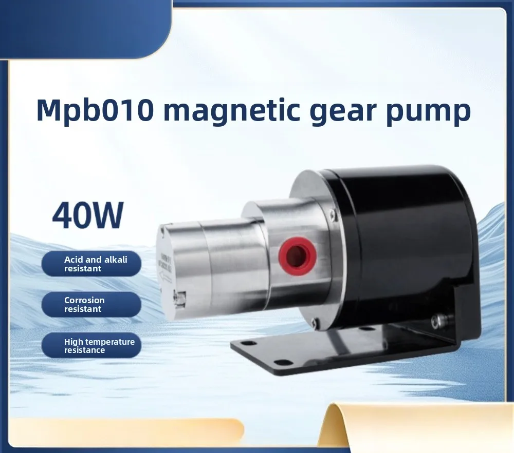 Micro Magnetic Gear Pump for High Viscosity Oil Water Pump Coffee Machine Candy Machine Screw Pump Replacement