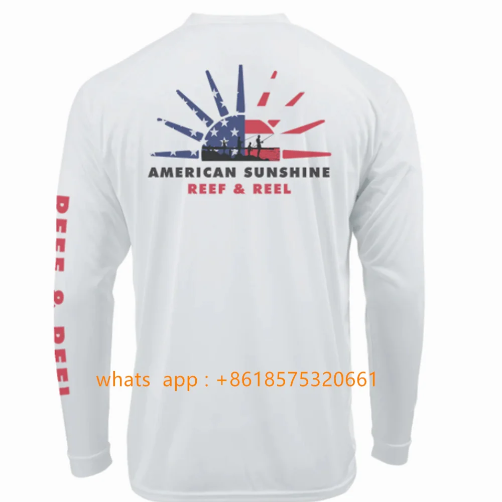 2025 جديد ملابس الصيد القمم ارتداء في الهواء الطلق هوديس طويلة الأكمام تي شيرت تنفس UPF 50 + الصيف الرجال قميص لصيد السمك التجفيف السريع #4