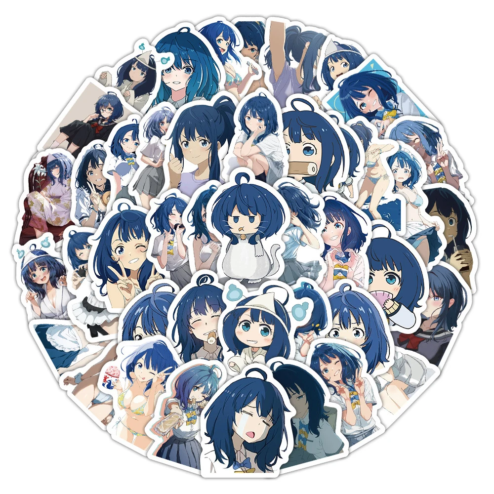10/30/60 قطعة Kawaii آنا يانامي ملصقات الكرتون أنيمي ماكين الكثير من البطلة المفقودة ملصق ل لوح التزلج حقيبة الهاتف سيارة #2