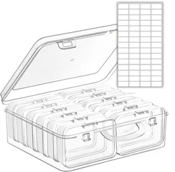 New Large 4/10/12/26 Slots Diamond Painting Storage Box Nail Art Jewelry Mosaic Storage Container, Multifunctional Storage Case