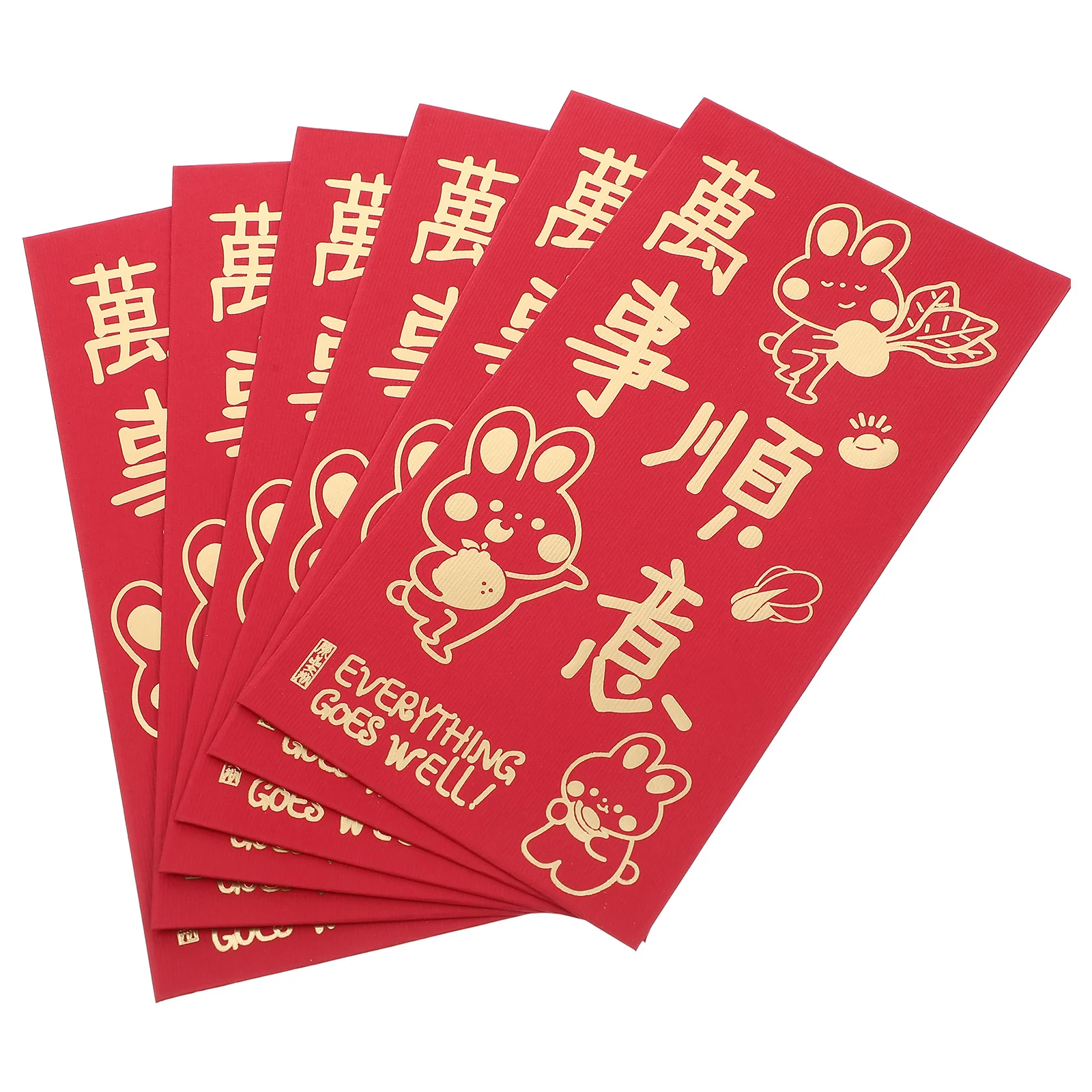 

red envelopes chinese style red envelopes cartoon pattern red envelopes rabbit year red packets decorative red packets