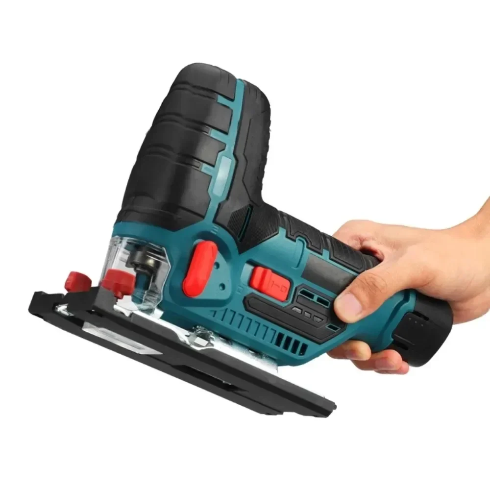 12V 80mm Cordless Brushless Jig Saw Electric Jigsaw 45 Degree Tilt Angle 6 Speed Adjustable Portable Saws Metal cutting machine