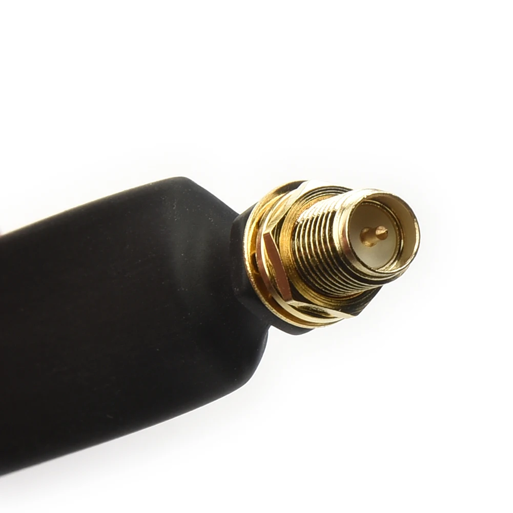 RP-SMA Extension Cable Flat Window Coaxial Extension Pigtail 1-pack 25cm 802.11g And 802.11b WiFi Standards New High Quality