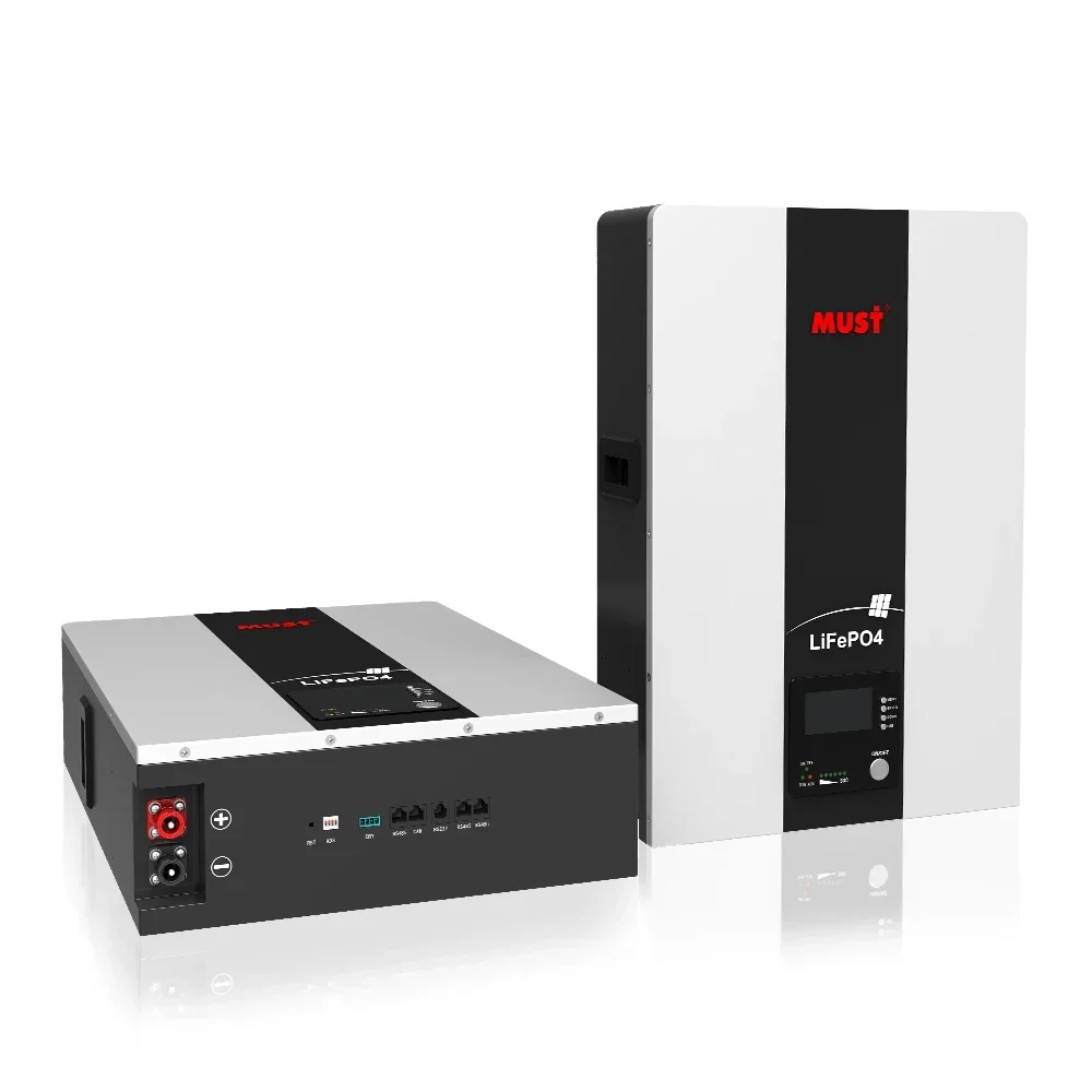 12kw خارج الشبكة العاكس للطاقة الشمسية مع الألواح الشمسية 360 واط 200ah lifepo4 بطارية أيون الليثيوم 48 فولت النظام الشمسي الكامل للمنزل