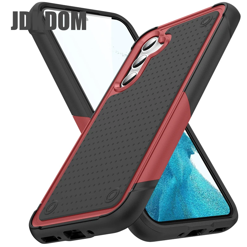

JDKDOM Military Grade Drop Proof Protection Case For Samsung S25 S24 S23 Plus Ultra Cover