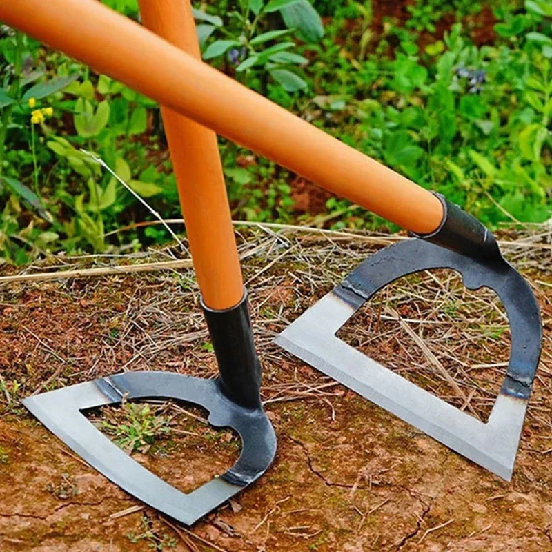 Hollow Hoe Weeding Rake Labor-saving Weeding & Loosening Soil Artifact Harrow Handheld steel weeding hoe Hoe Farm Tool Gardening