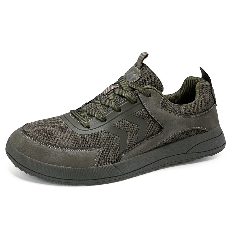 

Man Barefoot Shoes Adult Wide Toe Box Men's Wide Minimalist Soft Sole Casual Knitting Walking Sneakers Large Size 47 48